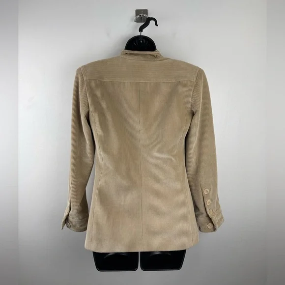 Maryam Nassir Zadeh Women Corduroy Button Down Jacket Size 2 - Picture 2 of 7